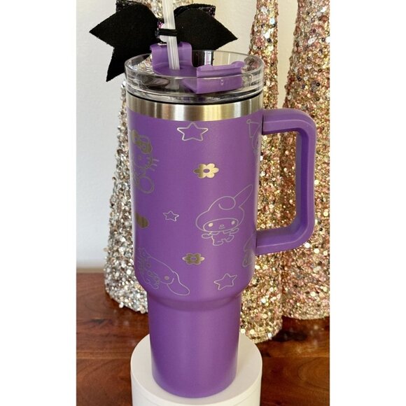 Hello Kitty And Friends 40oz Laser Engraved Tumbler Hot/Cold Drinks - Picture 4 of 8